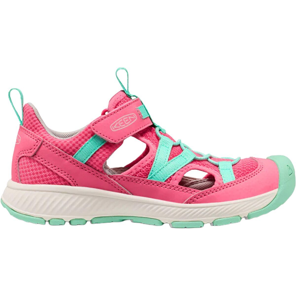 Image of KEEN Motozoa Sandal - Little Kids' Pink Lemonade/Cabbage, 12.0