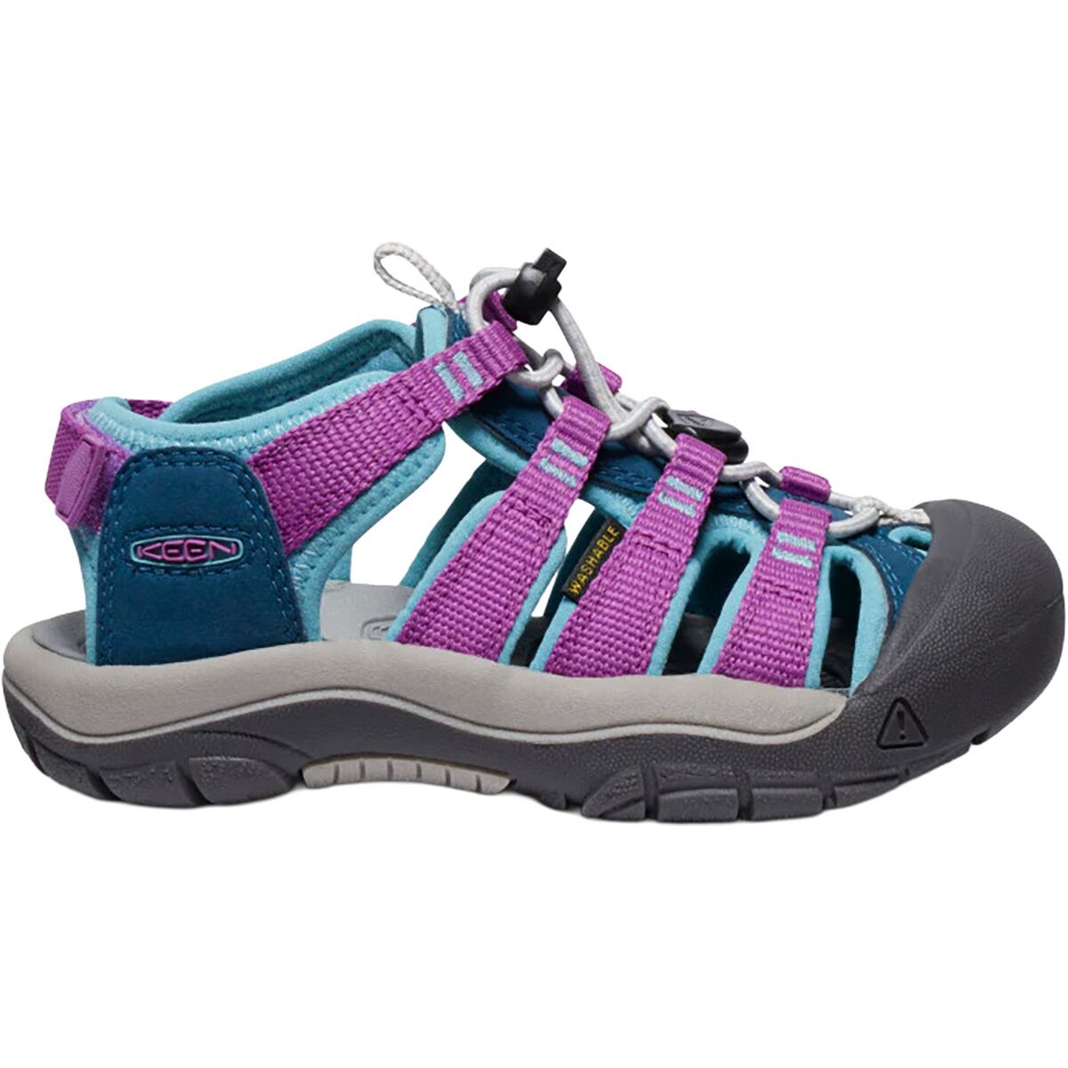 Image of KEEN Newport Boundless Sandal - Little Kids' Legion Blue/Willowherb, 11.0