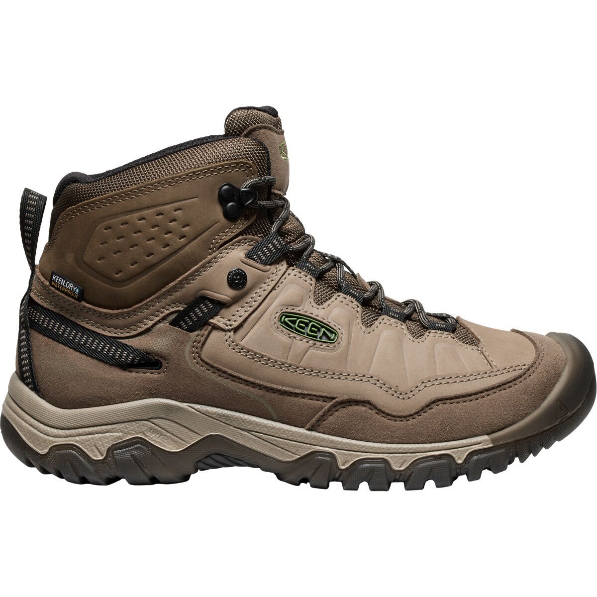 Image of KEEN Targhee IV Mid WP Hiking Boot - Men's Brindle/Canteen, 10.0