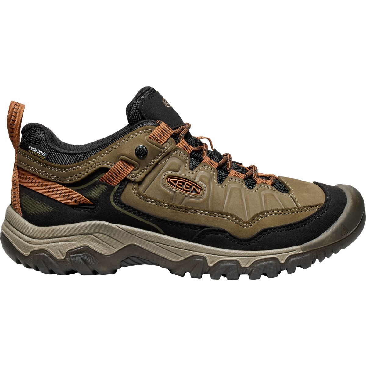 Image of KEEN Targhee IV WP Hiking Shoe Sea Turtle/Roasted Pecan, 10.5