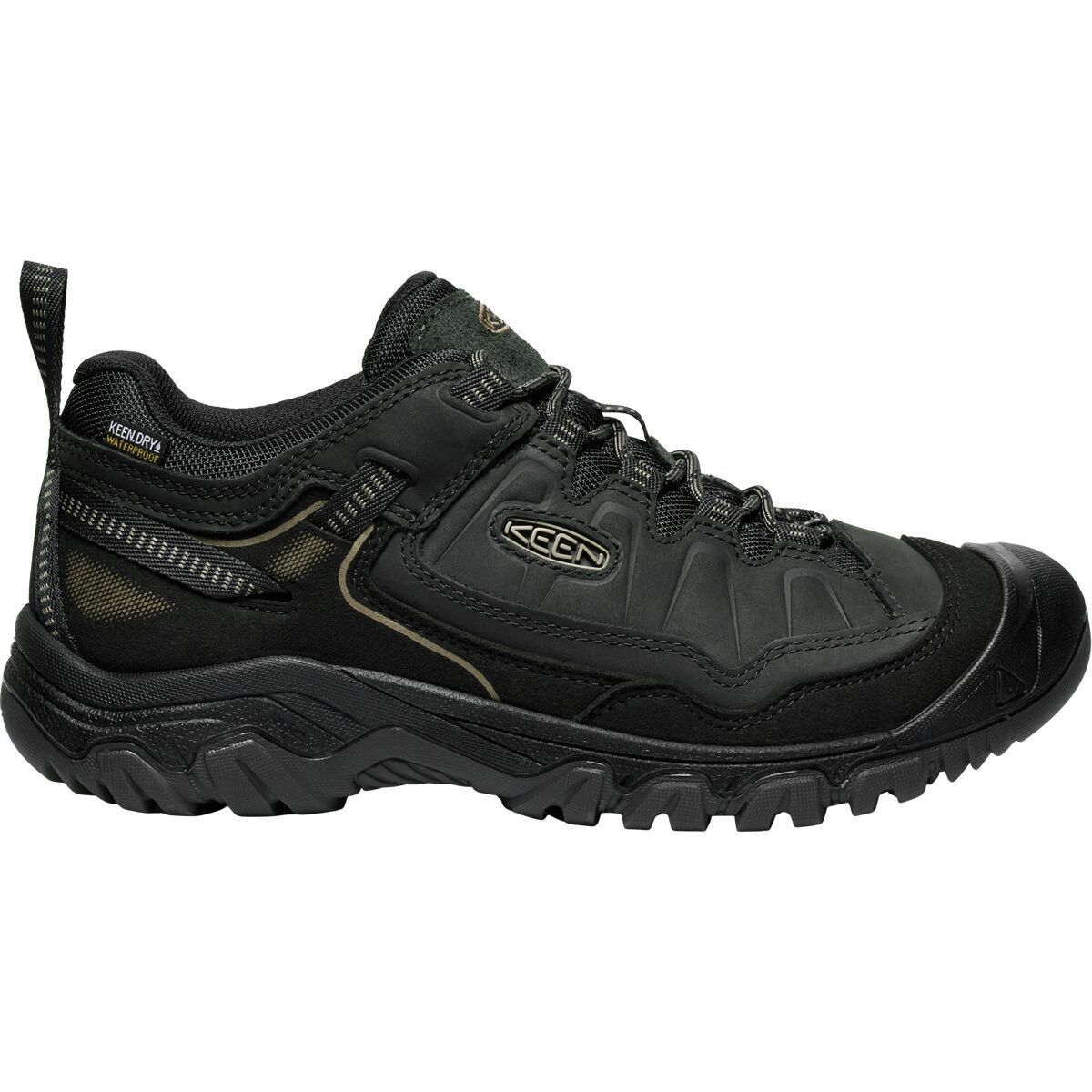 Image of KEEN Targhee IV WP Hiking Shoe Triple Black, 8.5