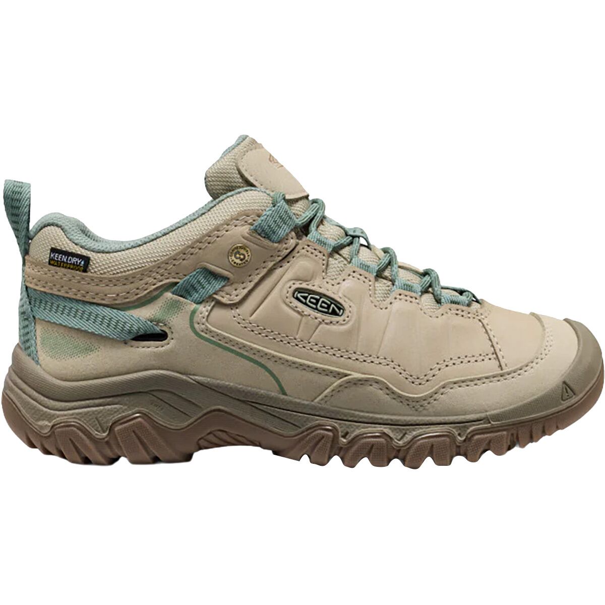 Image of KEEN Targhee IV WP Hiking Boot - Women's Abbey Stone/Lily Pad, 8.0