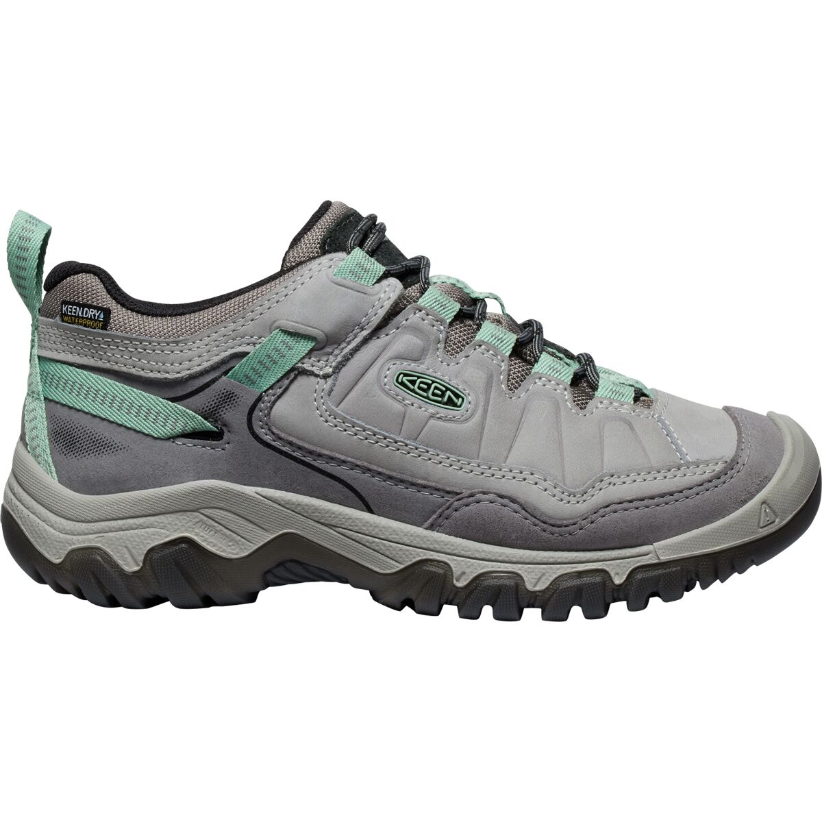 Image of KEEN Targhee IV WP Hiking Boot - Women's Alloy/Granite Green, 8.5