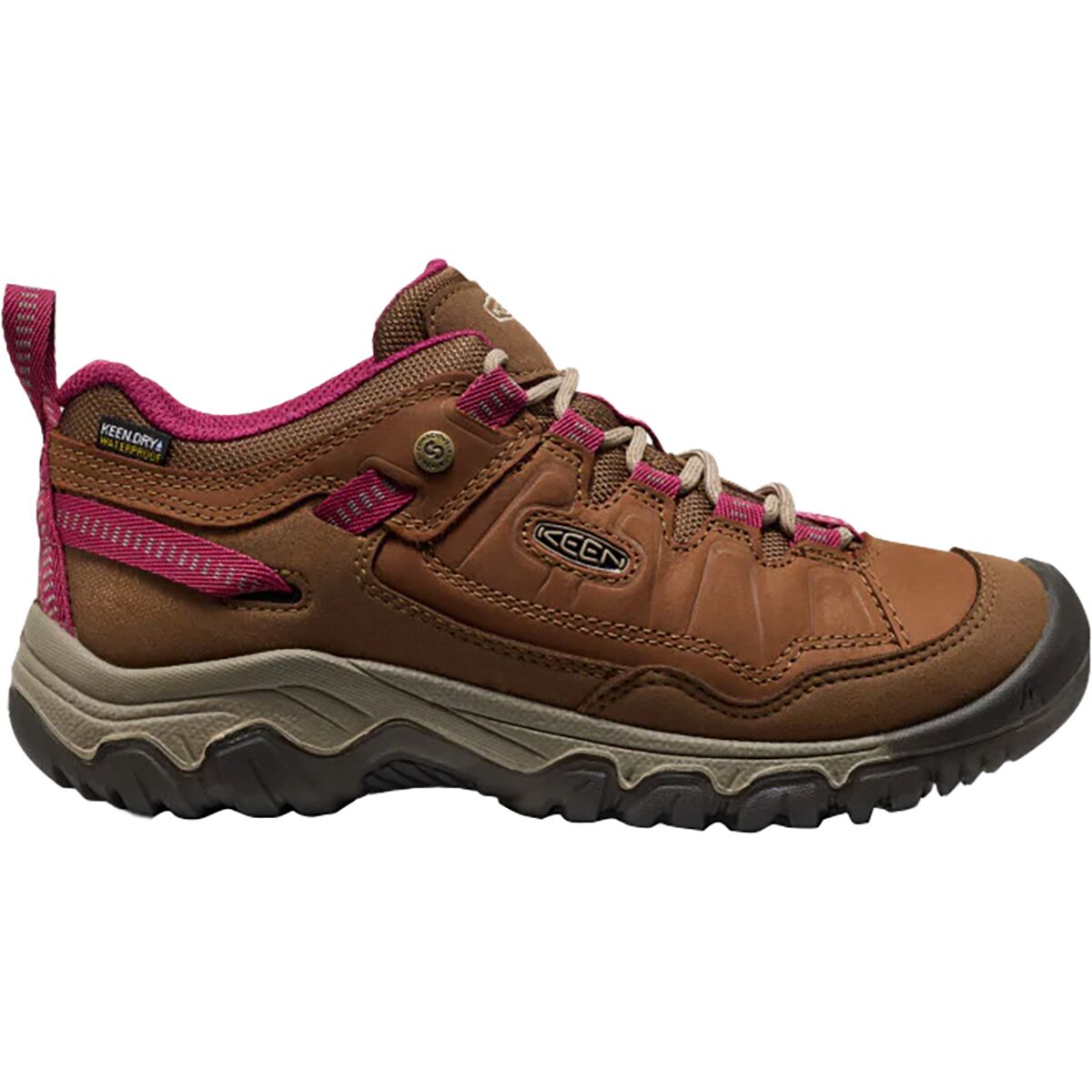 Image of KEEN Targhee IV WP Hiking Boot - Women's Bison/Beaujolais, 10.0