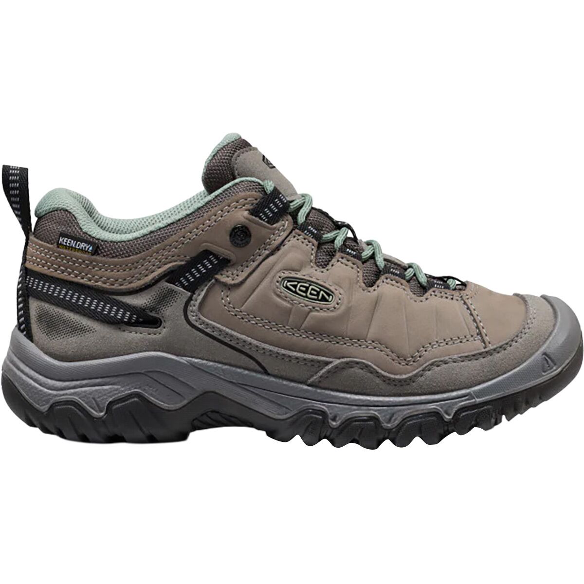 Image of KEEN Targhee IV WP Hiking Boot - Women's Steel Grey/Lily Pad, 6.0