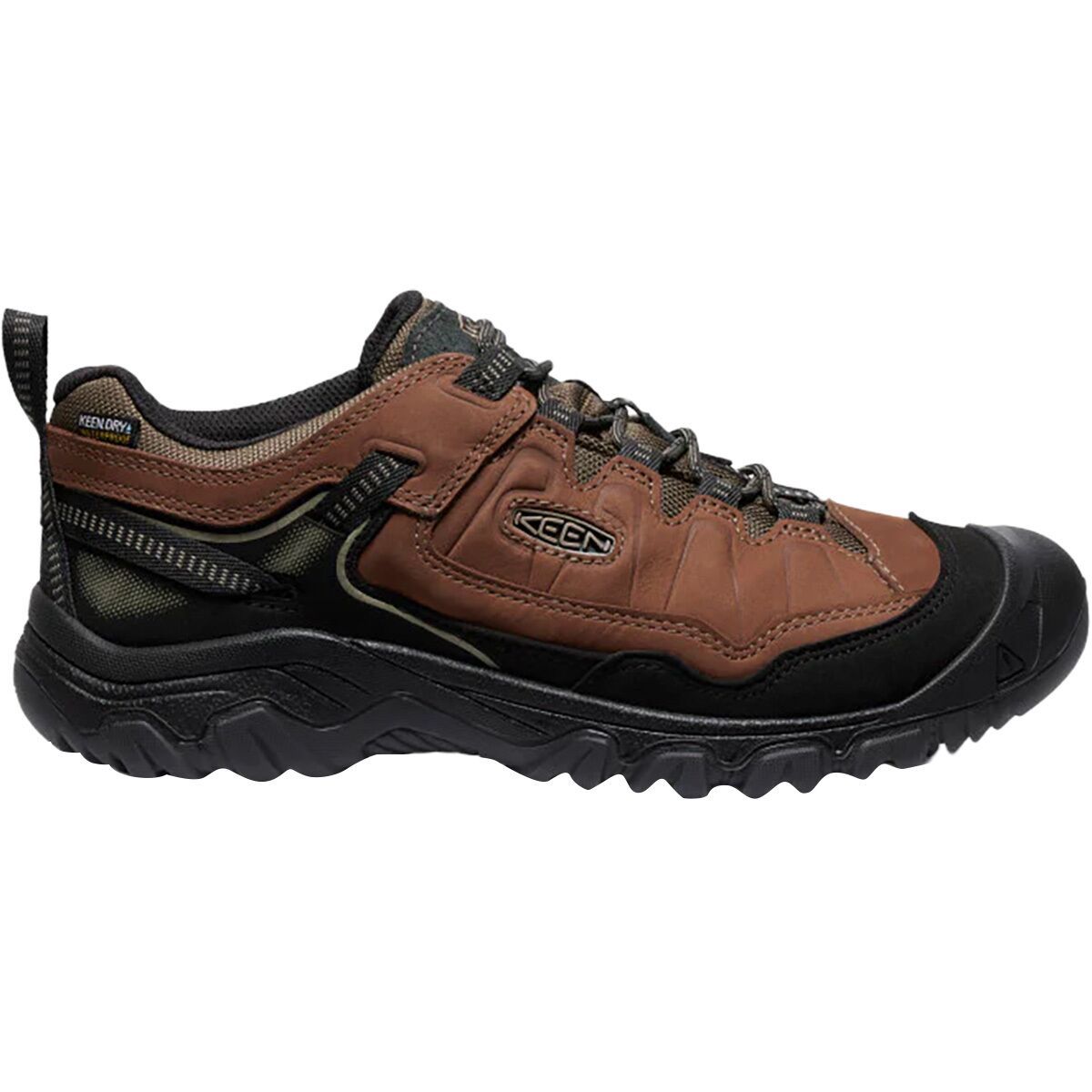 Image of KEEN Targhee IV WP Wide Hiking Boot - Men's Bison/Black, 11.5