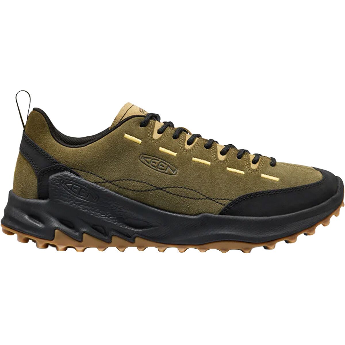 Image of KEEN Jasper Zionic Shoe - Men's Dark Olive/Khaki, 11.5