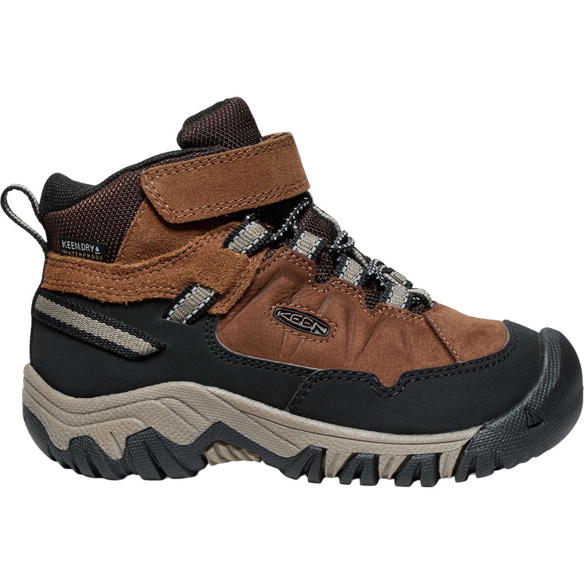 Image of KEEN Targhee IV Mid WP Shoe - Little Kids' Bison/Brindle, 12.0