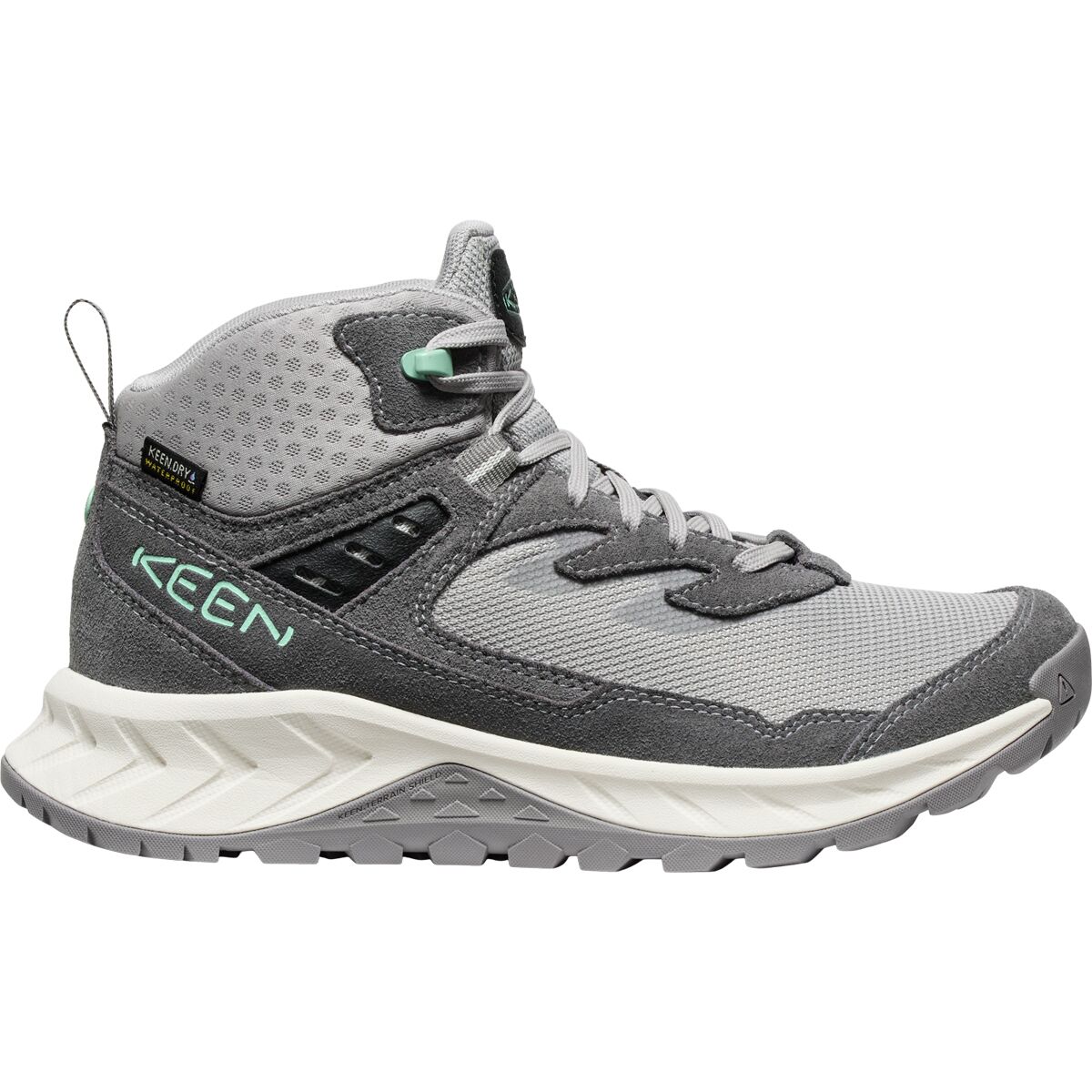 Image of KEEN Hightrail Waterproof Hiking Boot - Women's Alloy/Lichen, 6.5