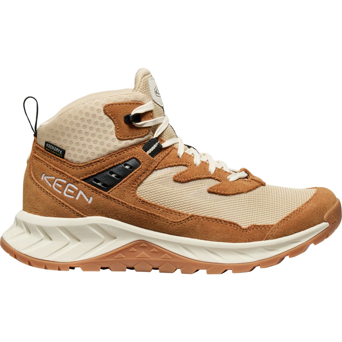 Image of KEEN Hightrail Waterproof Hiking Boot - Women's Safari/Chipmunk, 7.0