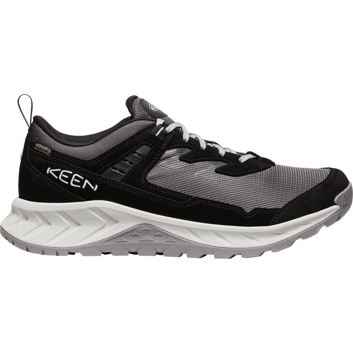 Image of KEEN Hightrail Waterproof Hiking Shoe - Men's Black/Vapor, 10.0
