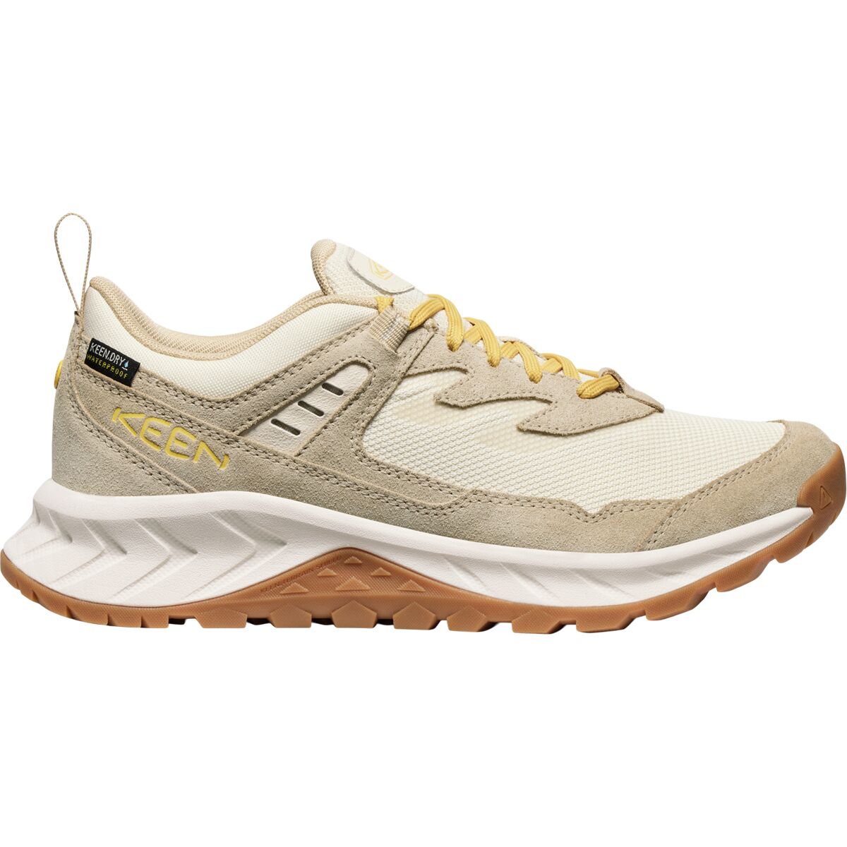 Image of KEEN Hightrail Waterproof Hiking Shoe - Women's Birch/Daffodil, 8.5