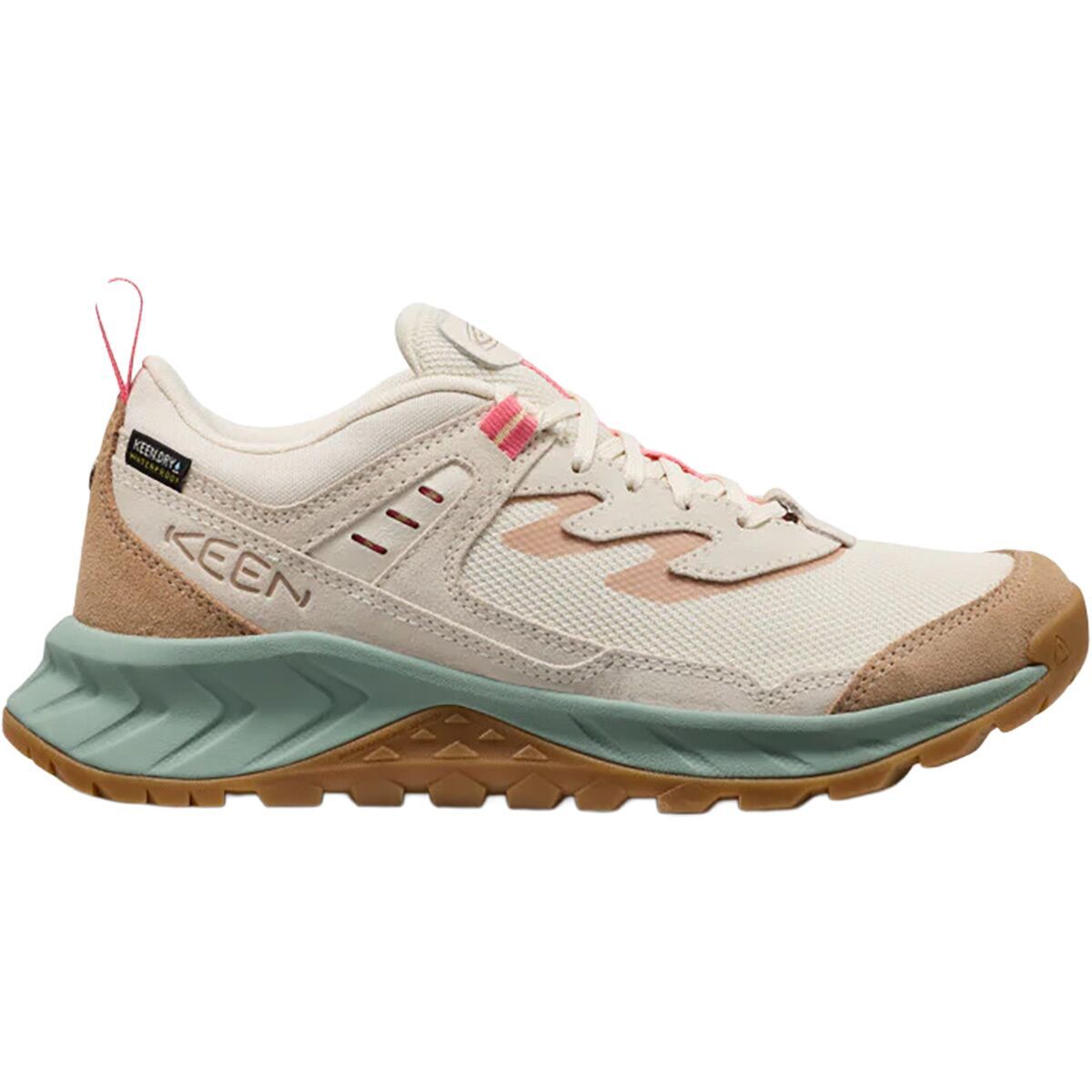 Image of KEEN Hightrail Waterproof Hiking Shoe - Women's Birch/Lily Pad, 9.0