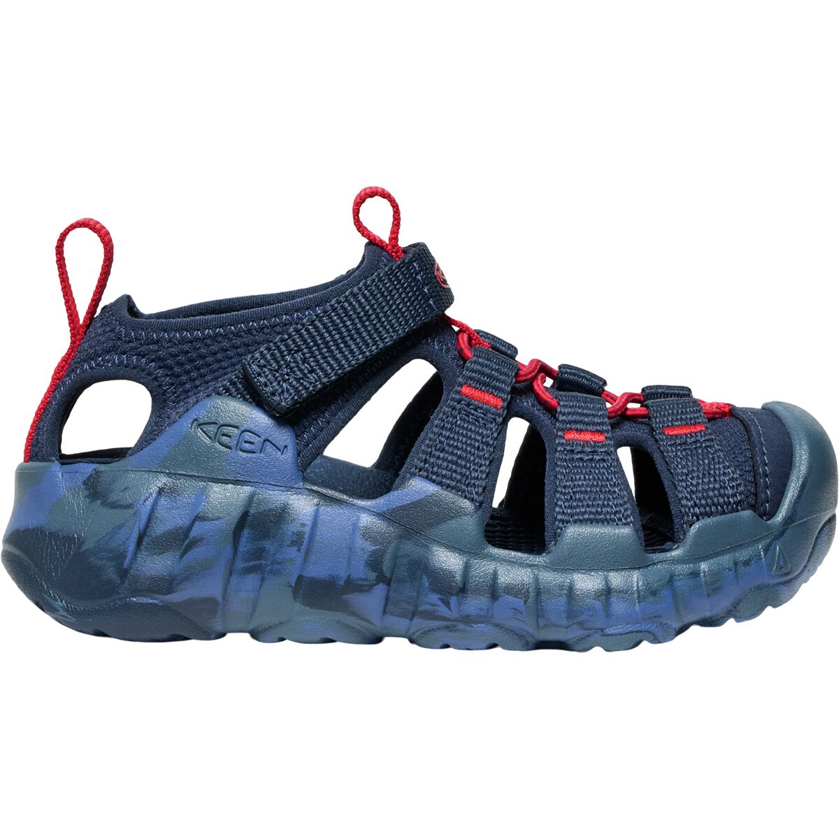 Image of KEEN Hyperport H2 Sandal - Toddlers' Naval Academy/Red Carpet, 6.0
