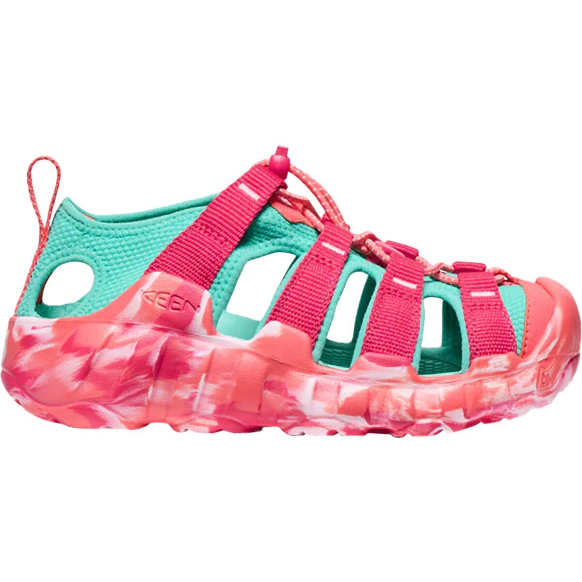 Image of KEEN Hyperport H2 Sandal - Toddlers' Raspberry/Pool Blue, 6.0