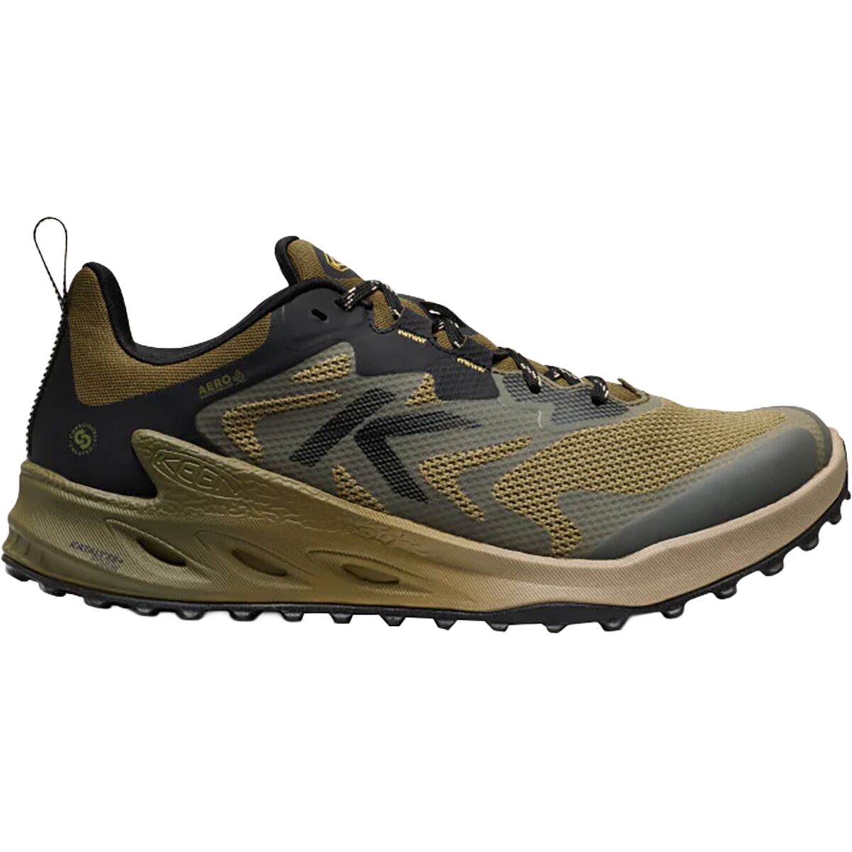 Image of KEEN Zionic NXT WP Hiking Shoe - Men's Martini Olive/Lemon Curry, 11.5