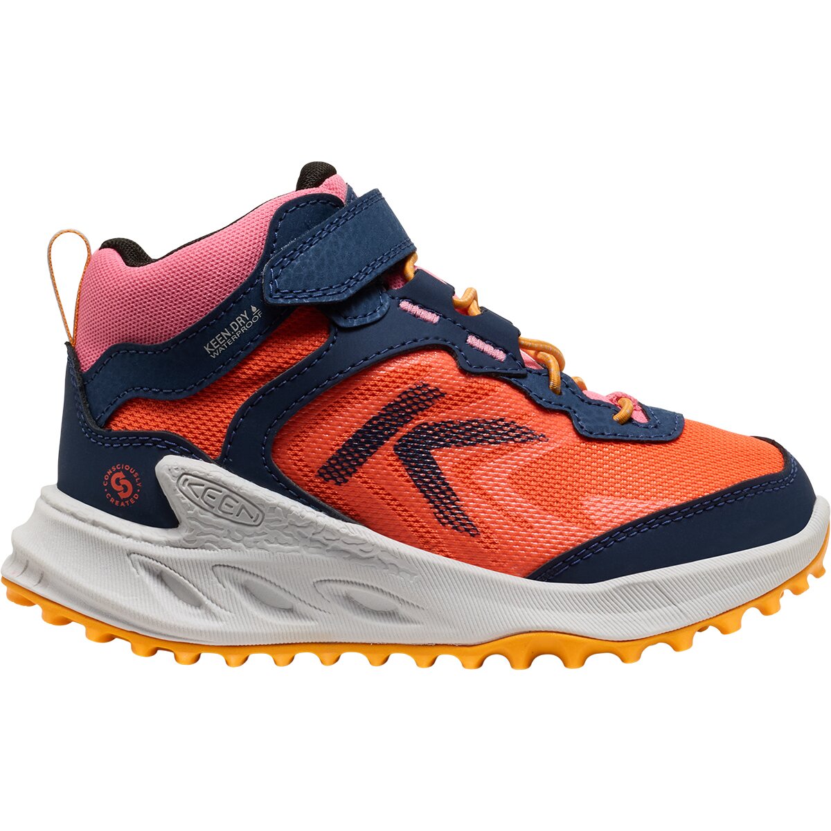 KEEN Zionic Mid WP Boot - Toddlers' Naval Academy/Nasturtium