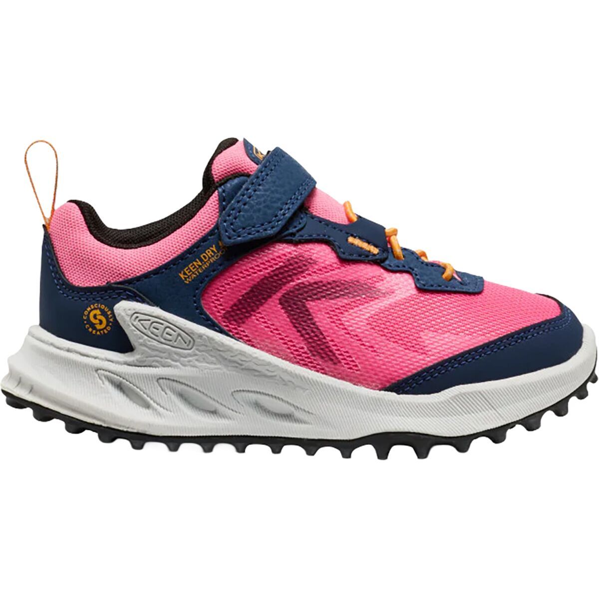 Image of KEEN Zionic WP Shoe - Little Kids' Naval Academy/Pink Lemonade, 11.0