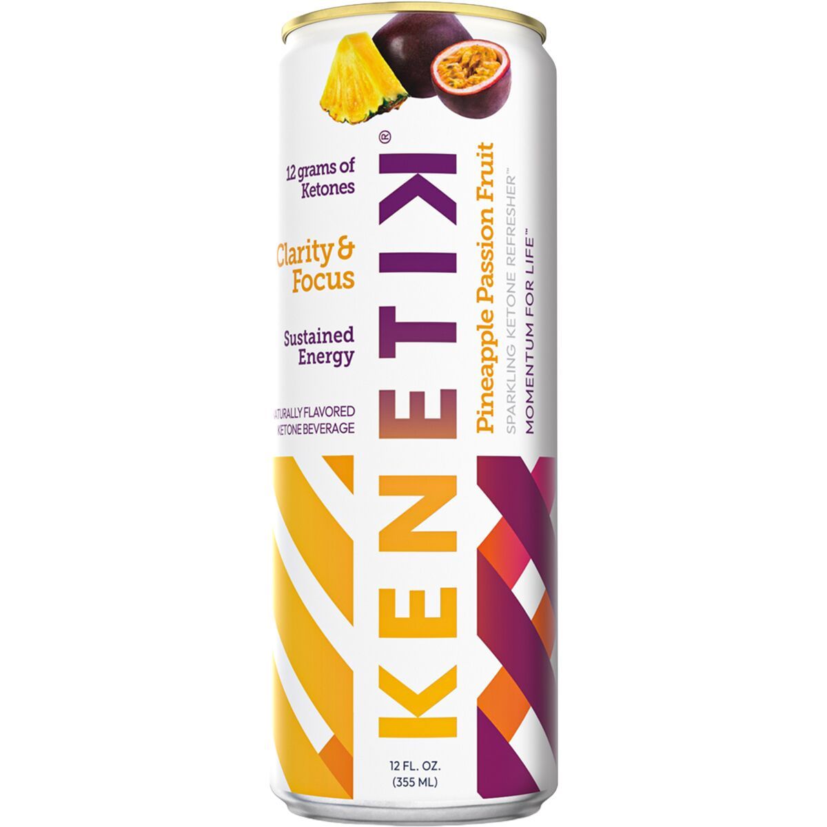 Image of Kenetik Ketone Drink - 12-Pack Pineapple Passionfruit, 12 pack