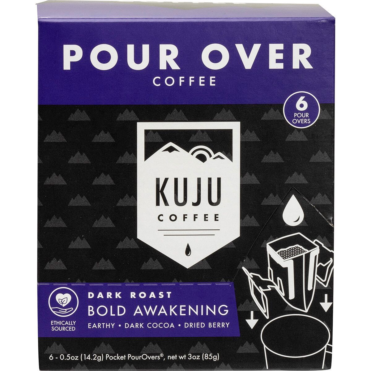Image of Kuju Coffee Bold Awakening Coffee - 6-Pack Dark Roast, One Size