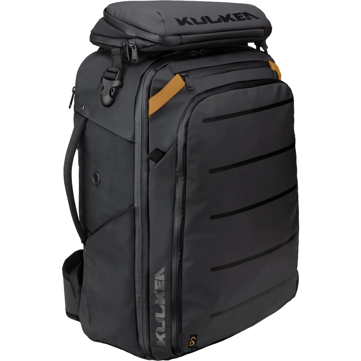 Kulkea Kayda Travel 45L Backpack Midnight Black/Gold, One Size