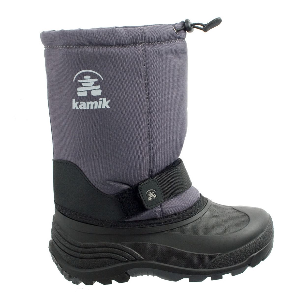Kamik Rocket Boot - Boys' Charcoal/Black, 1.0