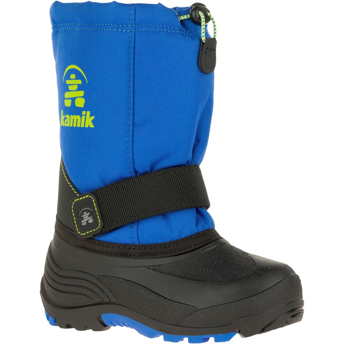 Kamik Rocket Boot - Boys' Stong Blue/Sulfur, 5.0