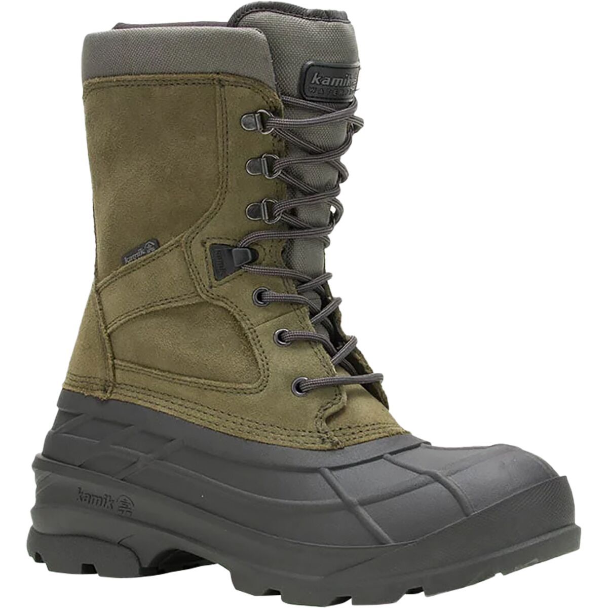 Kamik Nation Plus Winter Boot - Men's Dark Olive, 7.0