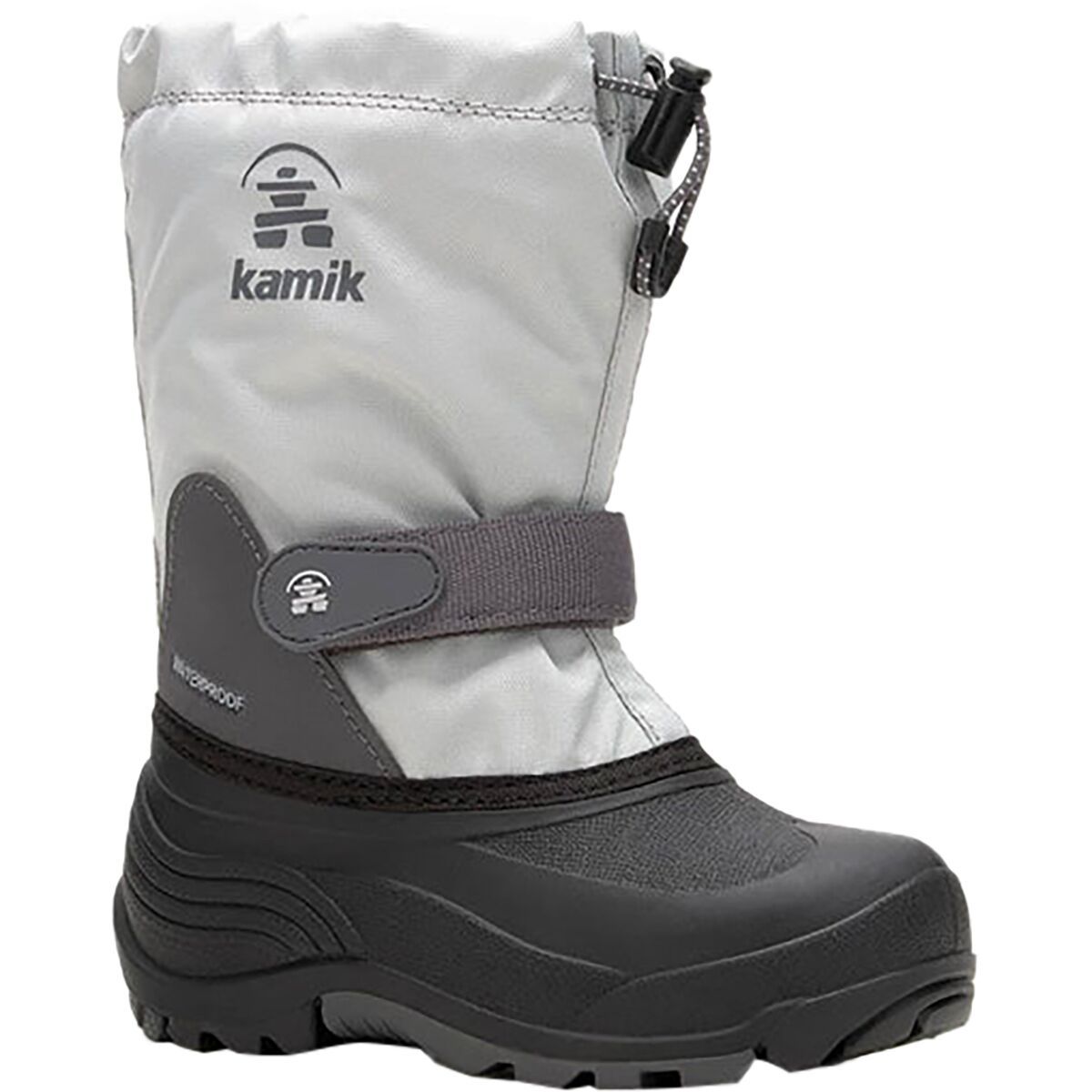 Kamik Waterbug 5 Boot - Boys' Light Gray, 6.0