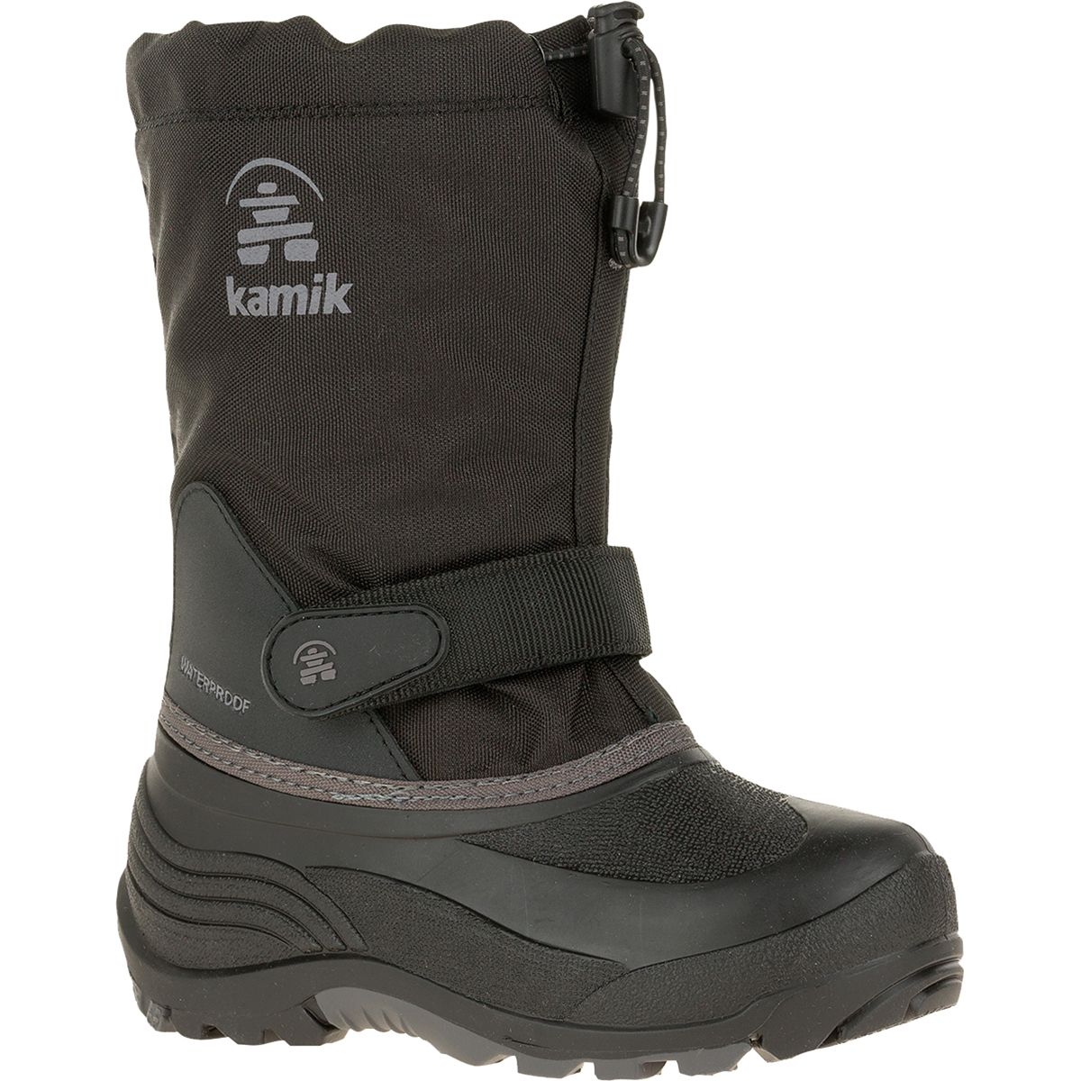 Image of Kamik Waterbug 5 Boot - Little Boys' Black/Charcoal, 13.0