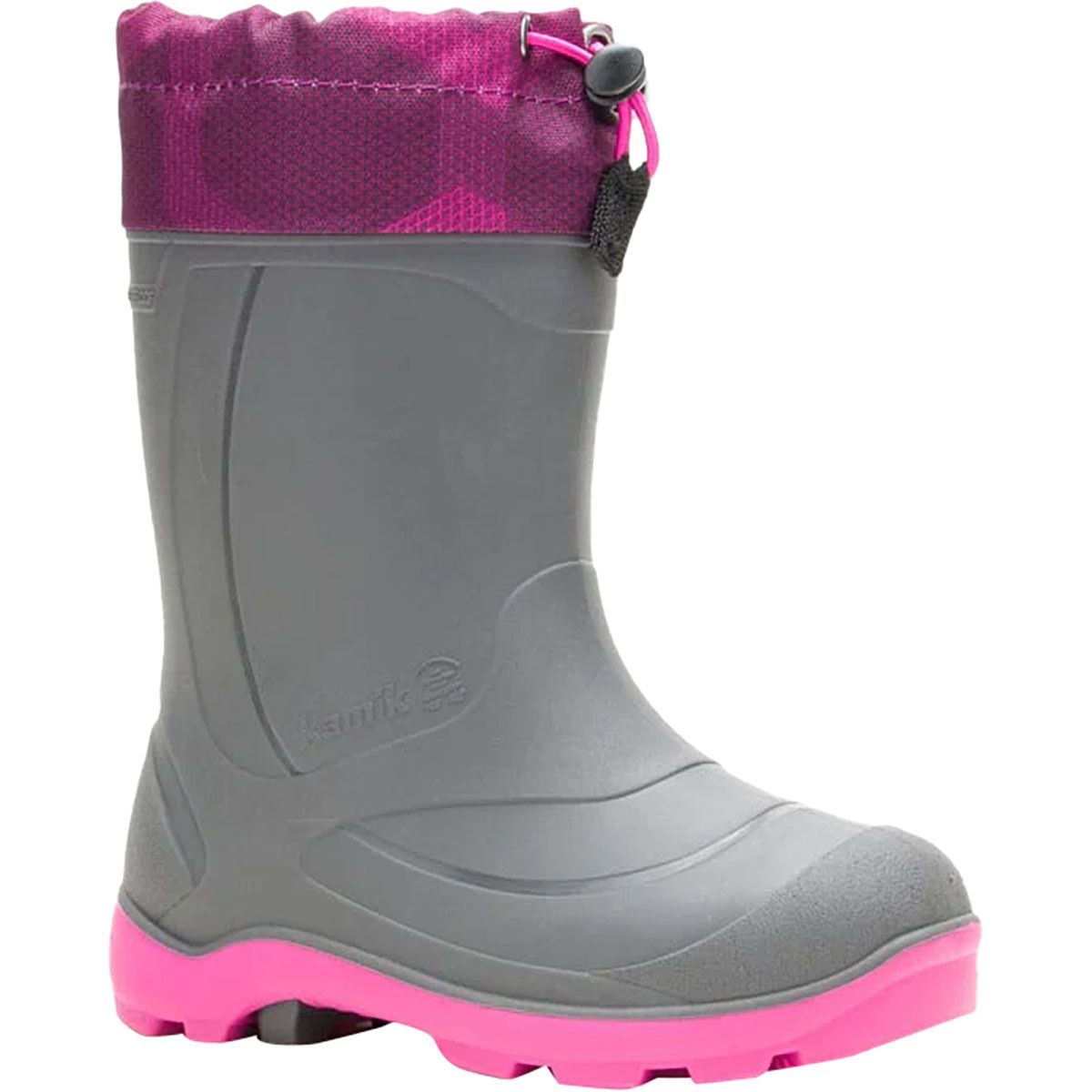 Kamik Kamik Snobuster 2 - Kids' Black/Charcoal/Magenta, 4.0