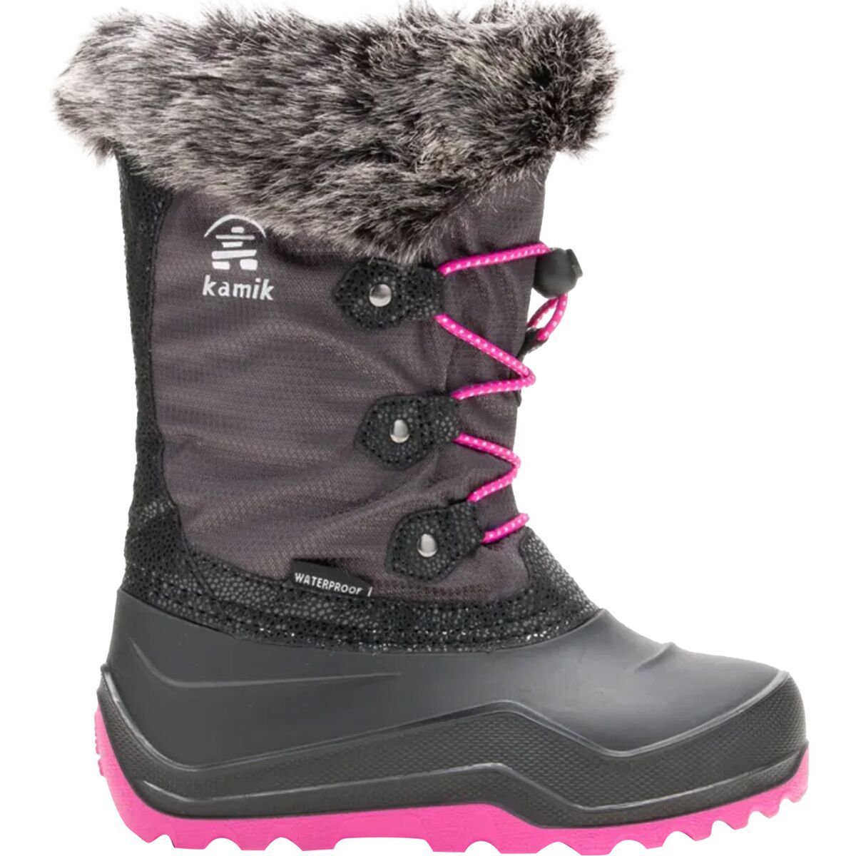 Image of Kamik Powdery 3 Boot - Kids' Charcoal, 7.0
