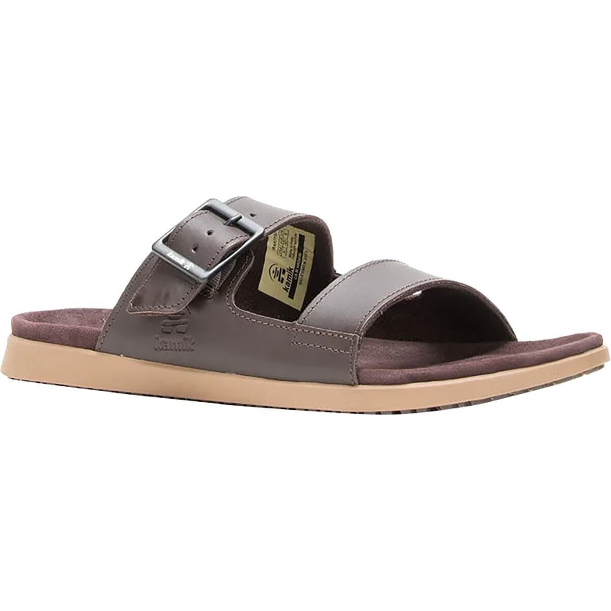 Kamik Marty Slide Sandal - Men's Dark Brown, 11.0