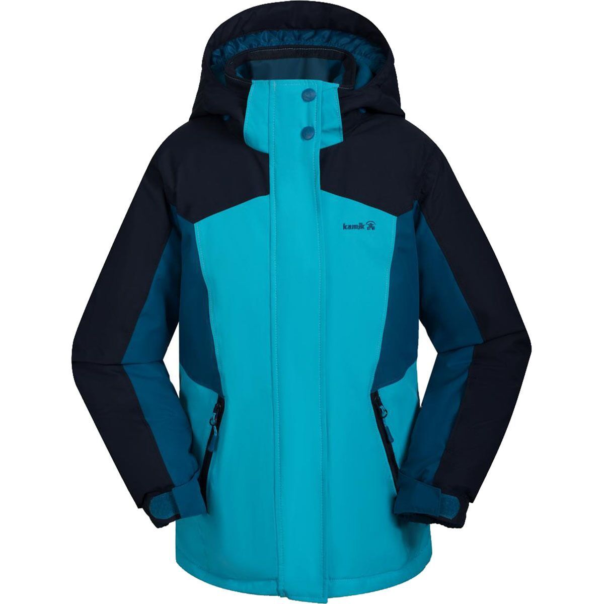 Kamik Evie Snow Jacket - Girls' - 2024 Cyan/Midnight, 4