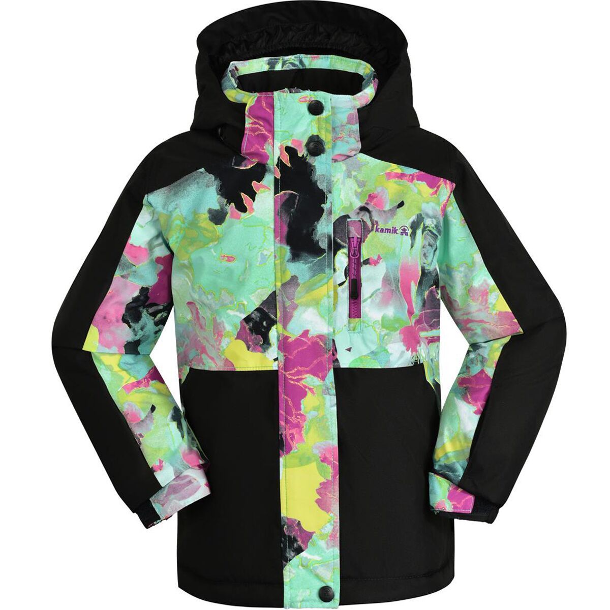 Kamik Mirabel Colorblock Jacket - Girls' - 2025 Black, 4