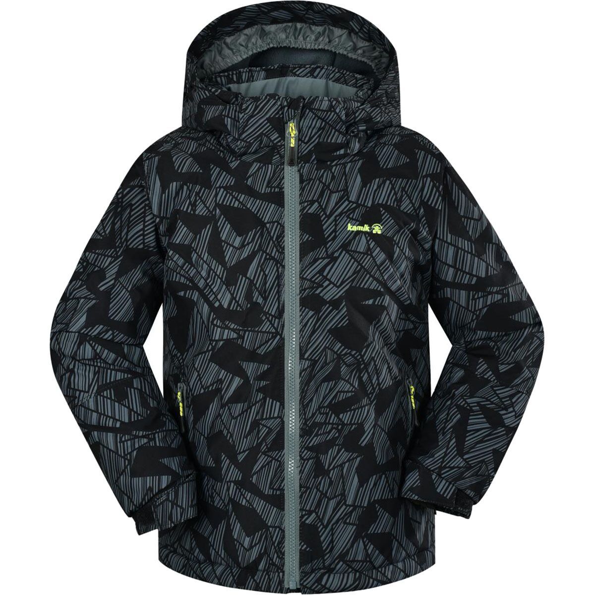 Kamik Wings Aop Jacket - Boys' - 2025 Asphalt, 4