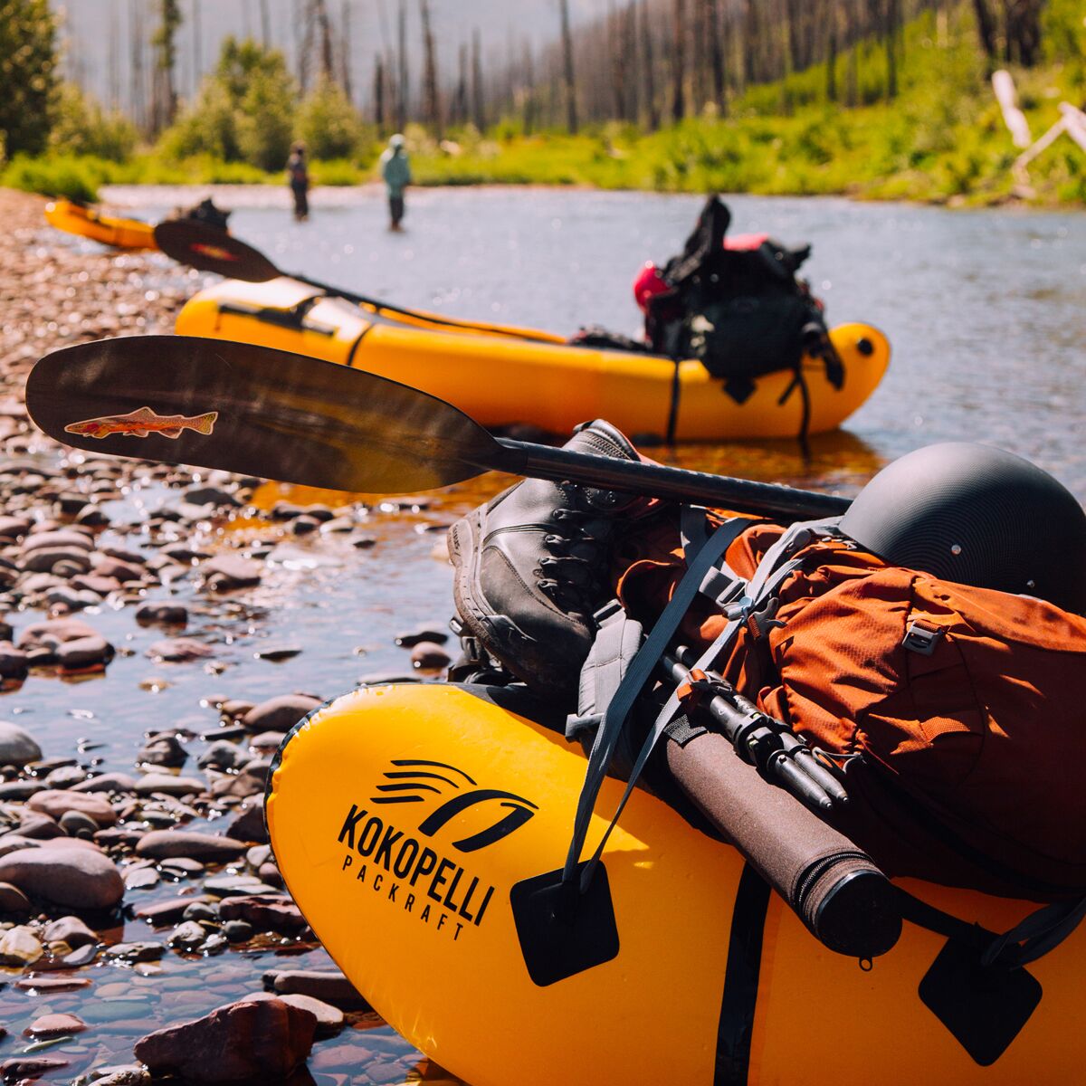 Kokopelli Nirvana Spraydeck Packraft - Paddle