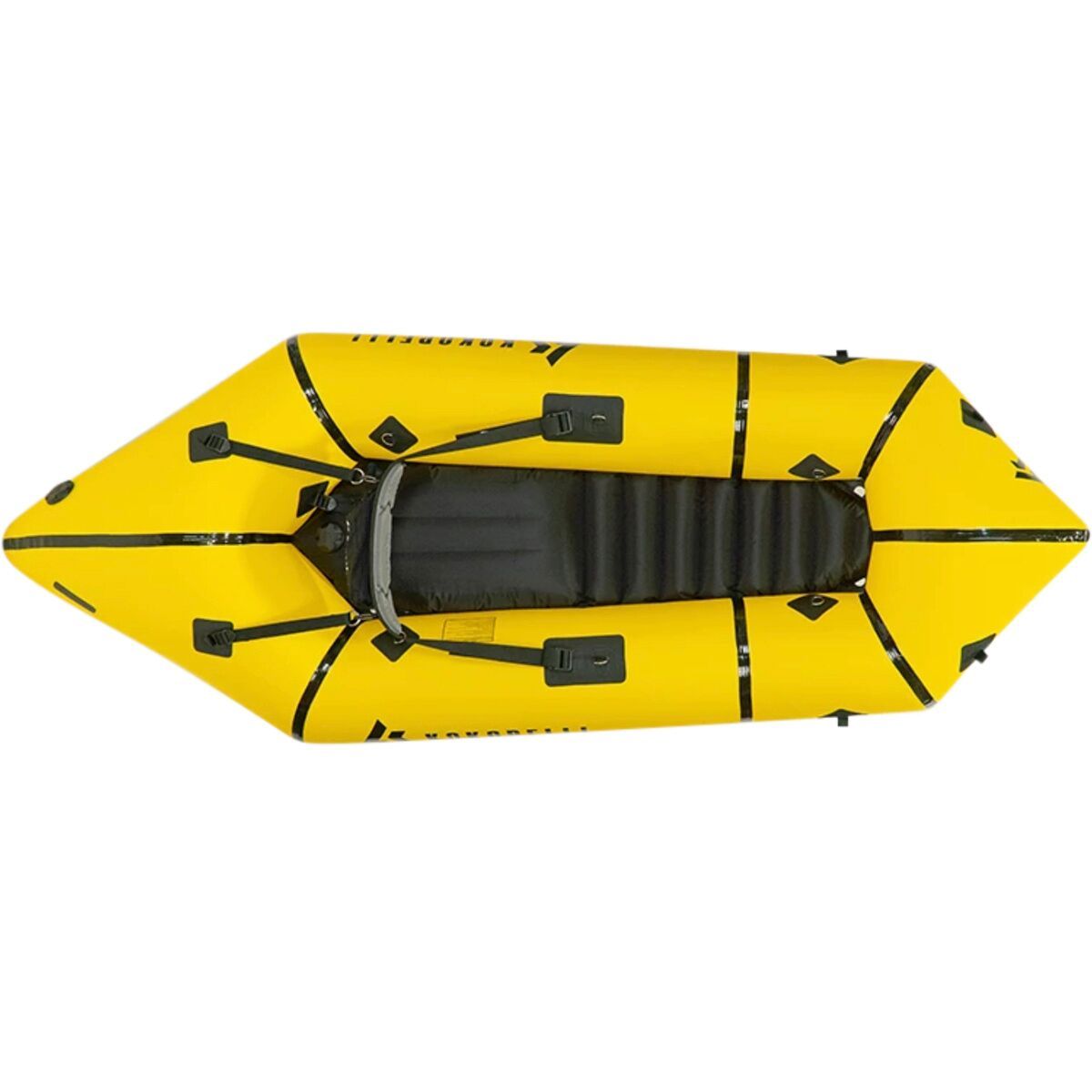 Image of Kokopelli Nirvana Self-Bailing Packraft Yellow, One Size with Tizip