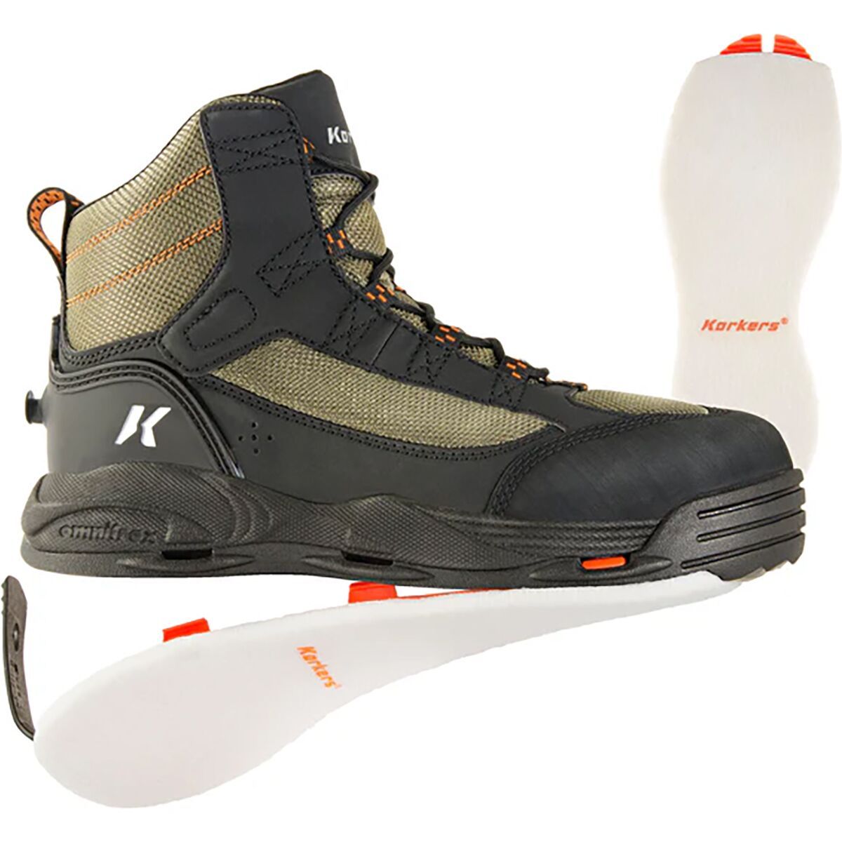 Image of Korkers Greenback Wading Boot - Men's Felt Soles, 10.0