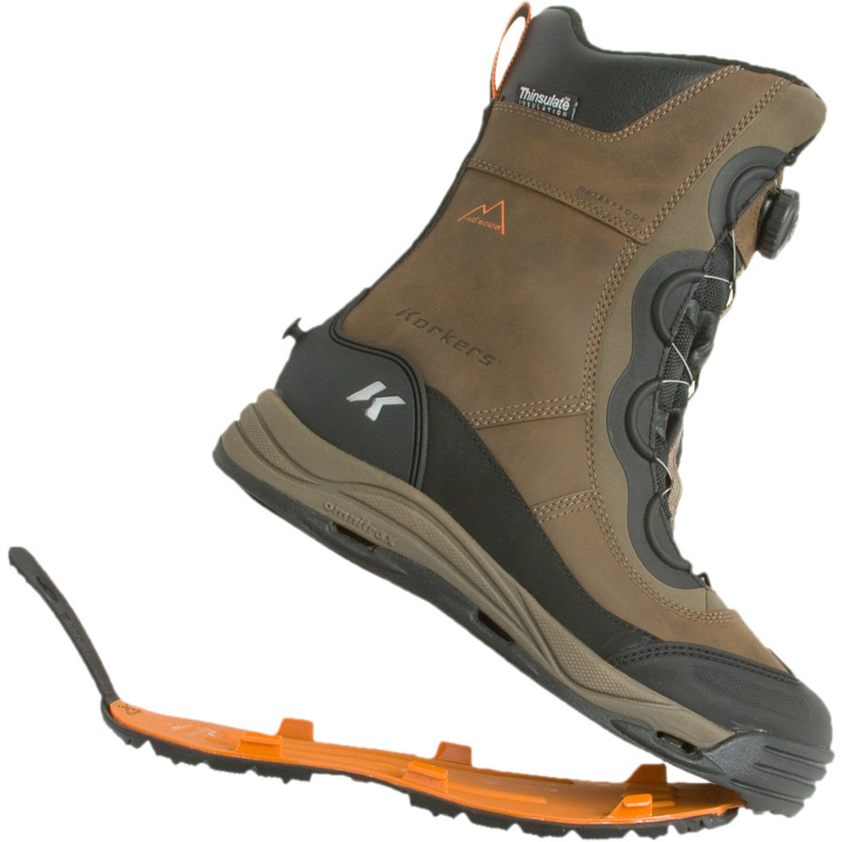 Korkers Men\'s IceJack Boa Snow Boots ICEJACK Boa Winter Boots~ | True North Trout main image 3