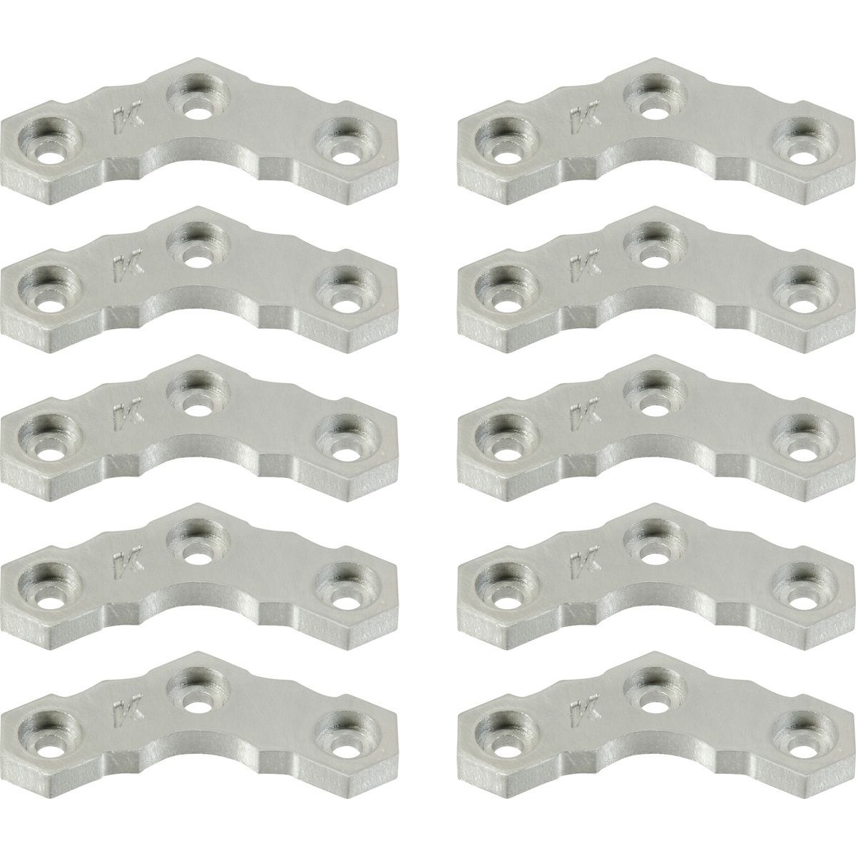 Korkers Aluminum Bars - 10 Pack Silver, S