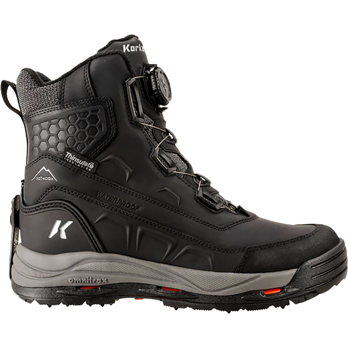 Image of Korkers Snowmageddon Boot - Men's Black, 11.0