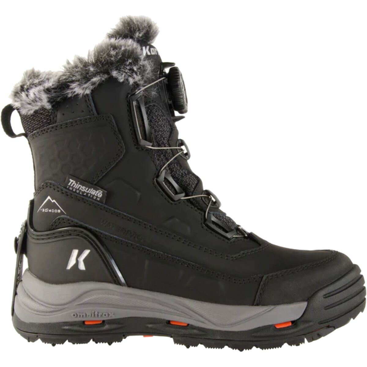 Image of Korkers Snowmageddon Boot - Women's Black, 7.0