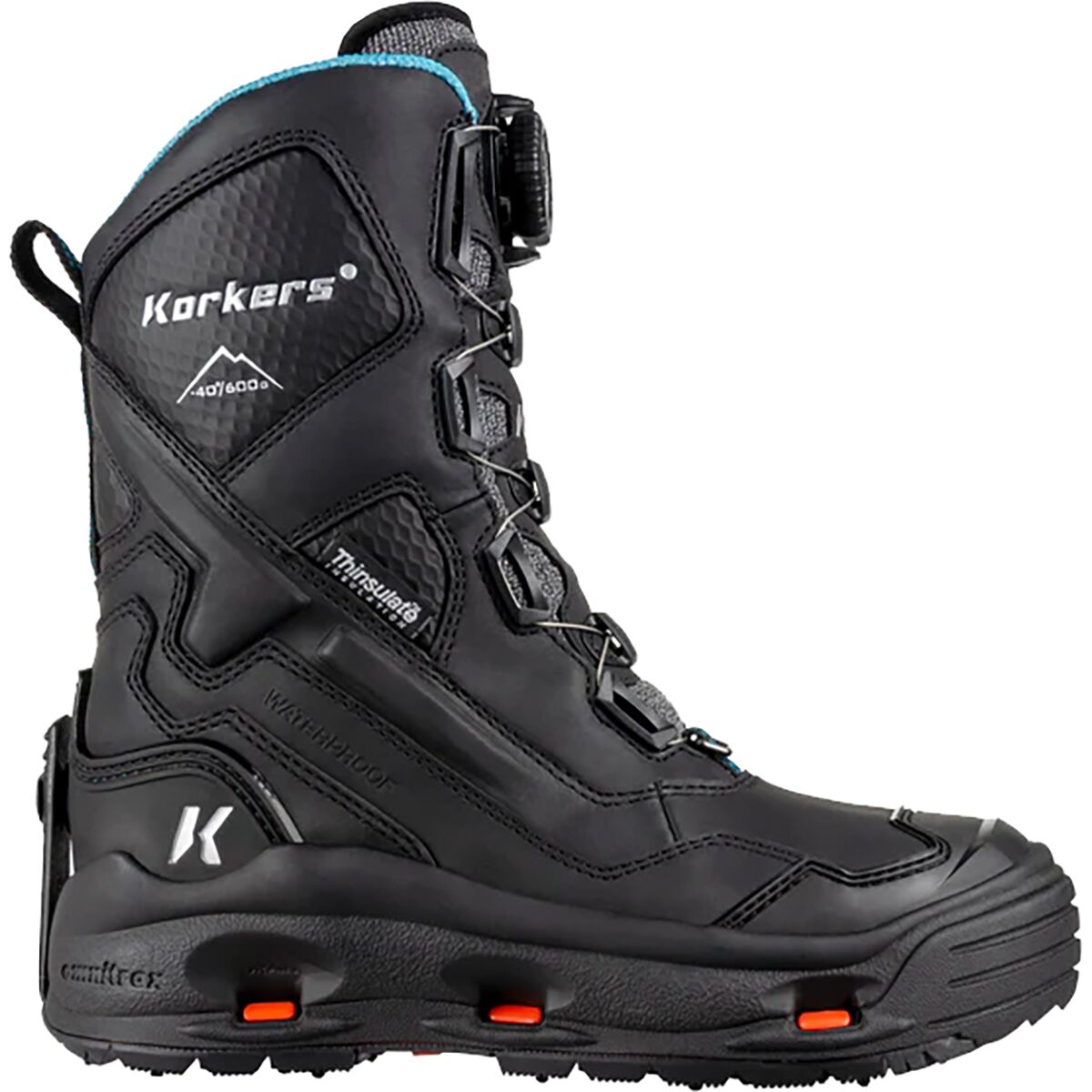 Korkers Korkers Polar Vortex 1200 Boot - Women's Black, 7.0
