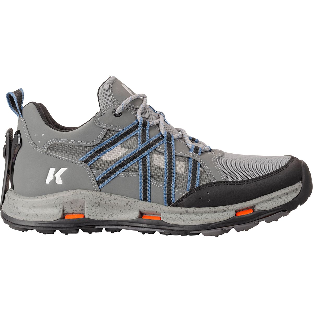 Image of Korkers All Axis Shoe - Men's Charcoal/Black-Felt Sole, 12.0