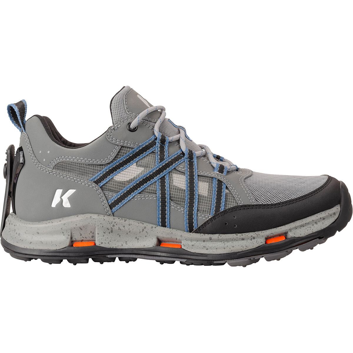 Image of Korkers All Axis Shoe - Men's Charcoal/Black-Felt Sole, 9.0