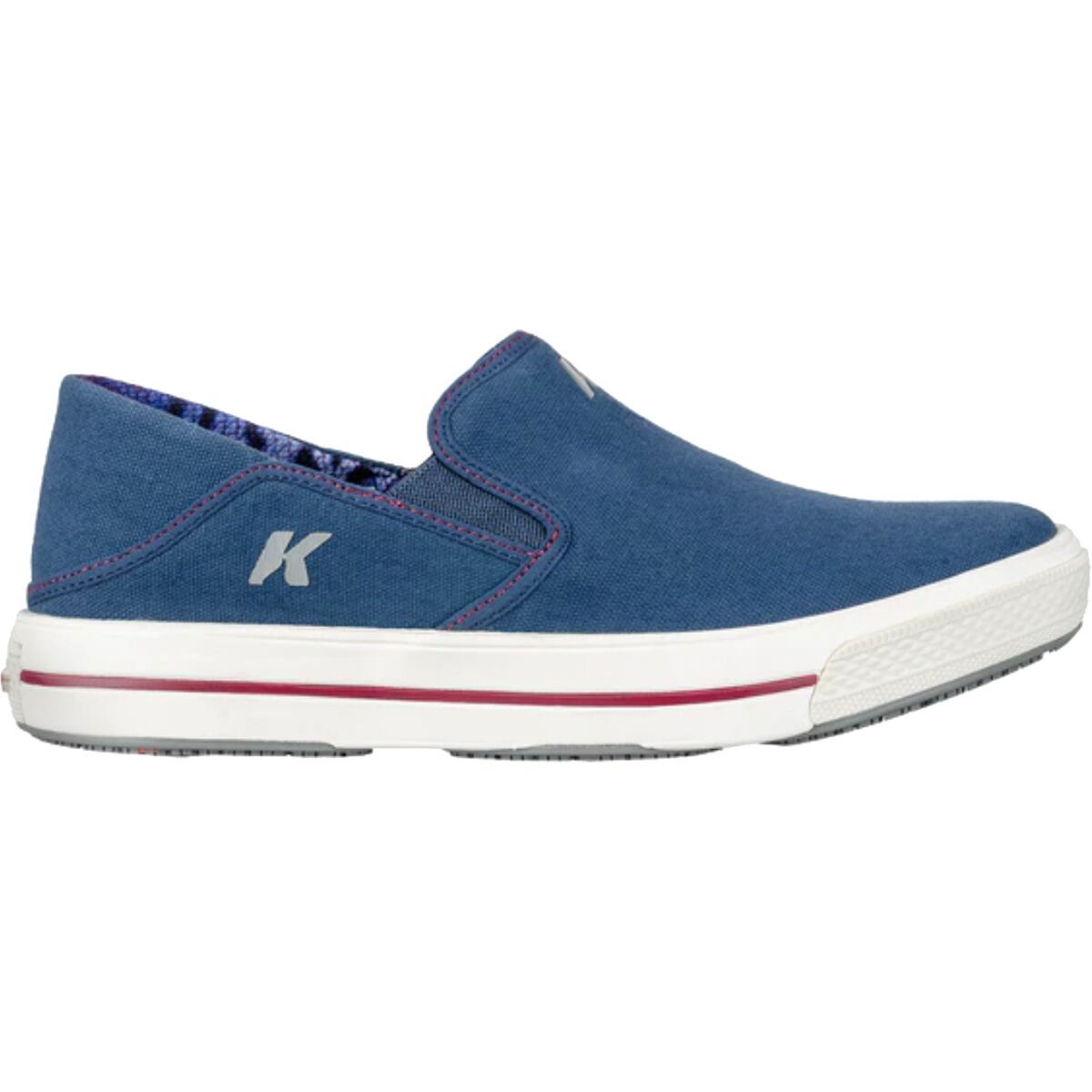 Image of Korkers Rainbow Trout Fish Moc Shoe - Women's Blue, 10.0