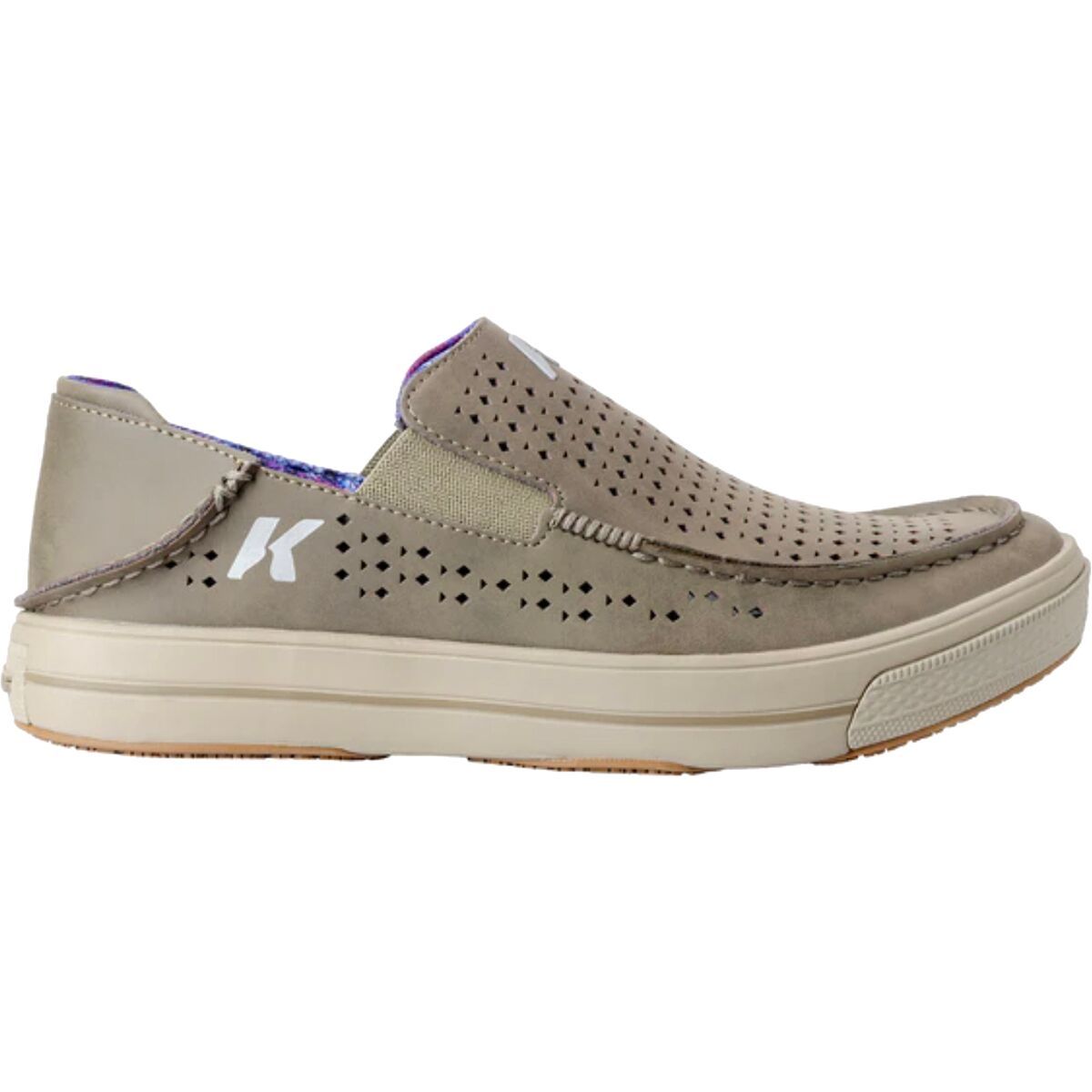 Image of Korkers Rainbow Trout Fish Moc Vented Shoe - Men's Falcon, 8.0