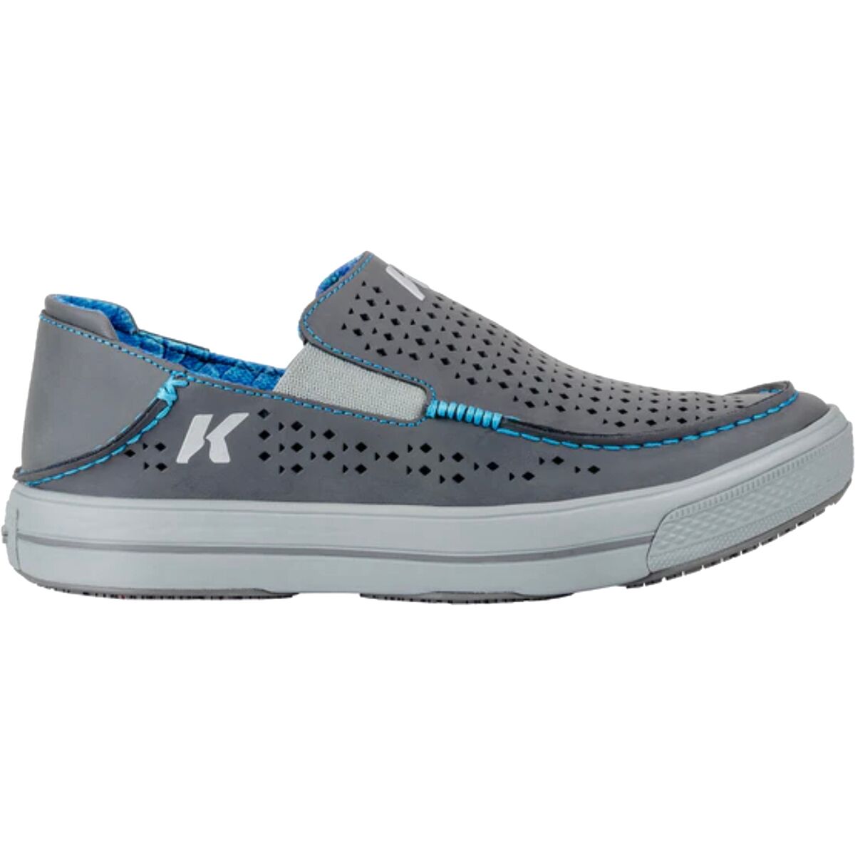 Image of Korkers Tarpon Fish Moc Vented Shoe - Men's Charcoal, 10.0