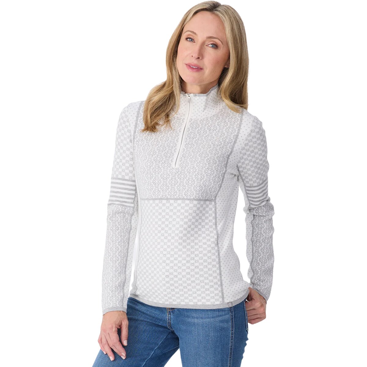 Image of Krimson Klover Pow Zip Neck Ski Sweater - Women's Snow, XS